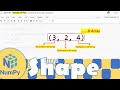 Python NumPy|Understanding NumPy Arrays Shape |Python for Beginners|Learnerea