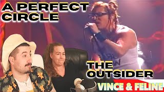 FIRST TIME HEARING - A Perfect Circle - The Outsider Live On Jay Leno