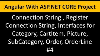 ASP.NET CORE With Angular Tutorials for Beginners Part-4 : Ecommerce Project Start to End