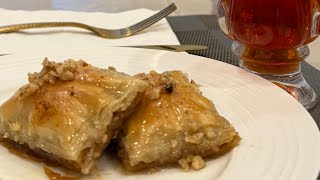 Homemade turkish Baglawa / بغلاو ترکی خانگی #fyppppppppppシ #food #afghanfoodplus #fyppppppppppシ