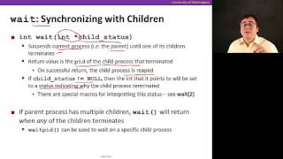 Processes, Video 4: Fork-exec