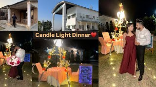 CANDLE LIGHT DINNER AT TREEOISE RESORT || FIRST WEDDING ANNIVERSARY CELEBRATIONS || NEAR CHANDIGARH