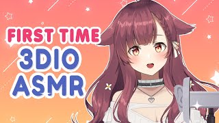 【 3DIO ASMR 】FIRST TIME 3DIO | ear cleaning, ear massage, soft whispers, heartbeat ~ 💤 ♥︎