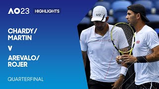 Chardy/Martin v Arevalo/Rojer Highlights | Australian Open 2023 Quarterfinal