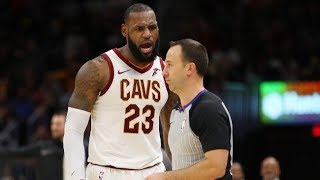 First LeBron James Ejection In His NBA Career | Nov 29/2017