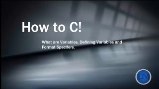 [How to C] Variables - Defining Variable and Format Specifiers Chapter. 2