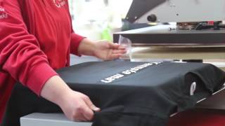 T-Shirt Flexdruck und Flockdruck mit dem Schneideplotter im Copier Center Dortmund