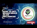 How to Get Brand Deals as an Influencer | How to Get Brand Deals as an Micro Influencer #rightmind