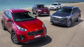 Kia Sportage vs Hyundai Tucson vs Honda CR-V vs Toyota RAV4 Road Test