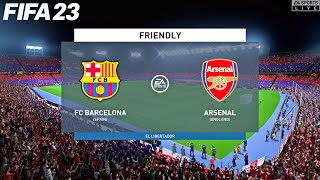 FIFA 23 | Barcelona vs Arsenal - Club Friendly - Full Gameplay