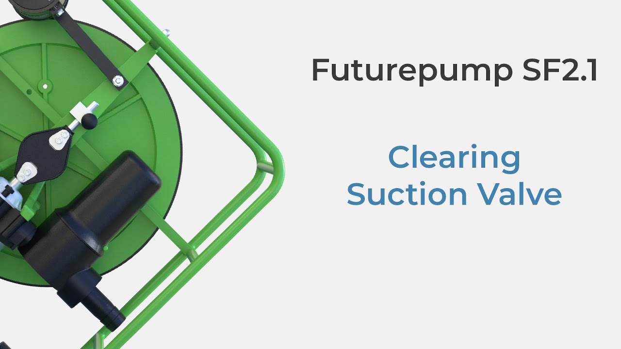 Futurepump Sf2 1 Clearing Suction Valve Youtube