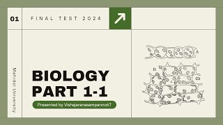 (1st Final) MUSC Biology EP.1/1 (Lab Ecology & Lab Cell Division) By Vishajaranasampanno67