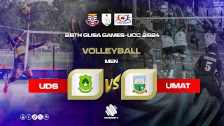 🔴🔴🔴LIVE | MEN VOLLEYBALL |  UDS VS UMAT - GUSA GAMES UCC 2024-VALCO HALL