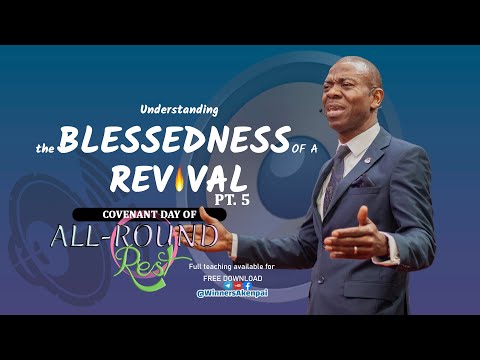 COVENANT DAY OF REST - Understanding The Blessedness Of A Revival - Pt ...