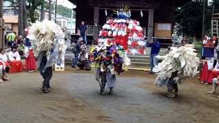 小宮神社獅子舞　「おふふ2013新稽古」