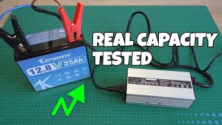 I TESTED KEPWORTH LiFoPO4 12V 25Ah REAL Capacity!