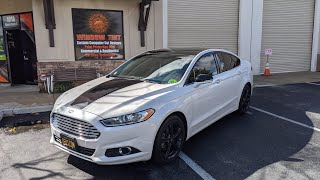 2018 Ford fusion vinyl wrap and window tint