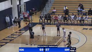 NJCAA Women's Basketball East A District Championship Game: SUNY: Niagara vs UCNJ