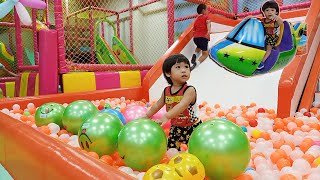 น้องภพ เล่นสวนสนุก สไลเดอร์ บ้านบอล 20 บาท Playland Ball house