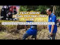 Test drive mesin potong padi 4tak irit hemat tenaga cocok untuk sawah terasiring