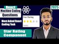 Star Rating Component |  React machine coding interview questions | 2024 #react #javascript