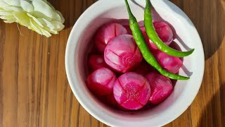 Restaurant style vinegar onions in 2 min