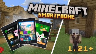 SMARTPHONE KEREN‼️ || smartphone addon || minecraft 1.21.51