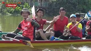 Suasana hari kedua basecamp Landas di Pattingan Kuching persiapan Lomba sampan Bidar Regatta Sarawak