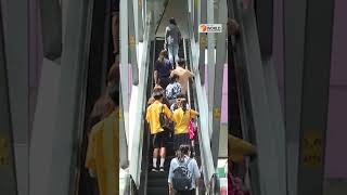 How to use escalators safely