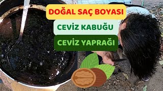 DOĞAL SAÇ BOYASI CEVİZ KABUĞU  VE CEVİZ YAPRAĞI