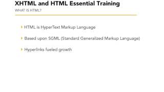 XHTML and HTML Tutorial 2