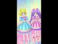 プリパラ ずっトモ！アイドルペアモード「ま〜ぶる make up a ha ha 」［ワンダーランドコーデ／らぁみれ］ 2017 08 03 21 11