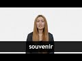 how to pronounce souvenir in american english