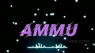 Ammu name WhatsApp status