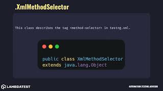 org testng xml XmlMethodSelector with example