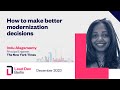 How to make better modernization decisions | Indu Alagarsamy | LeadDev Berlin 2023