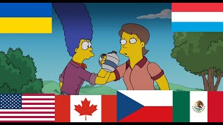 The Simpsons Multilanguage: Lumberjill Song in 6 Languages