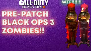Pre-Patch Black Ops 3 Zombies is a totally different game... [Black Ops 3 Zombies
