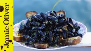 Steamed ​Mussels With Smoky Bacon \u0026 Cider | Jamie Oliver