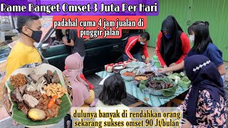 INSPIRASI USAHA !!! LARIS BANGET CUMA JUALAN GUDEG DI PINGGIR JALAN OMSET 3JT DALAM HITUNGAN JAM