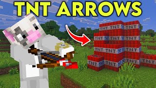 How to Make Explosive TNT Arrows in Minecraft!