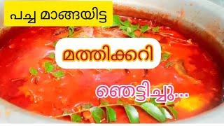 പച്ച മാങ്ങയിട്ടു വെച്ച മത്തി കറി | sardine mango curry| ആലപ്പുഴ style മത്തി കറി special