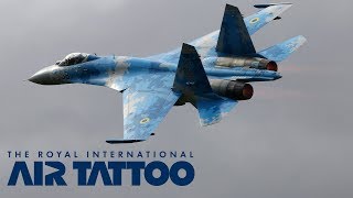 RIAT 2017 | SU 27 Arrival PlanesTV