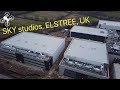 SKY studios, UK, aerial, 07 Mar '22