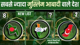 10 सबसे बड़े मुस्लिम आबादी वाले देश | New List | Highest Muslim Populated Country | AGK TOP10