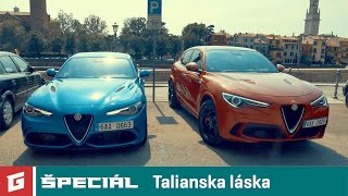 Alfa Romeo Stelvio QV vs Giulia QV v Taliansku - ENG SUB - GARAZ.TV špeciál