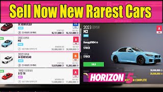 Sell Now New Rarest Cars in Auction House in Forza Horizon 5 Series 26