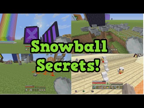 Minecraft Snowball Secrets (& Eggs) Minecraft Snowball Secrets (& Eggs)