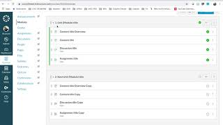 Canvas Quick Start Navigation