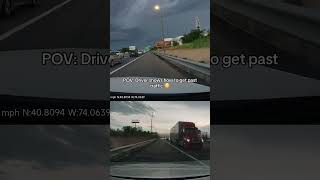 Driver shows how to avoid traffic #shorts